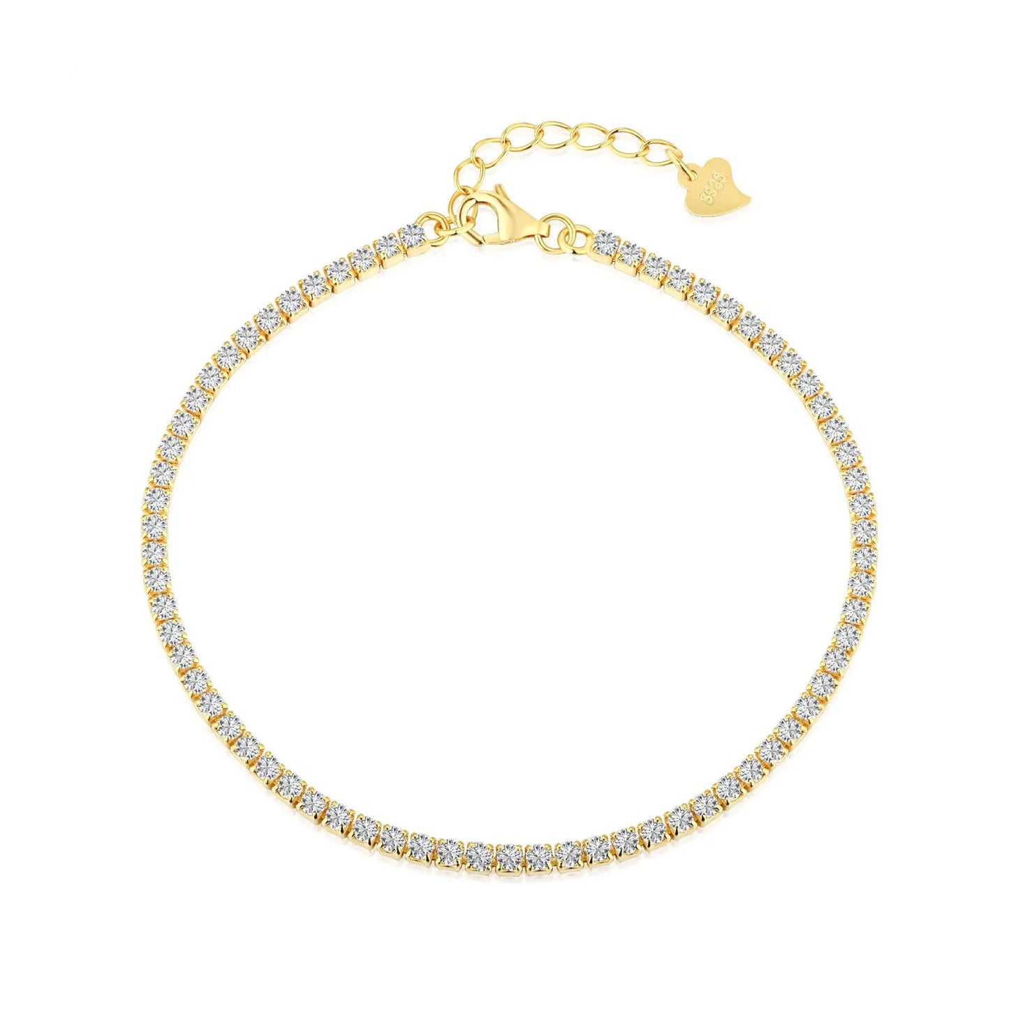 Mini Este Tennis Bracelet — Gold