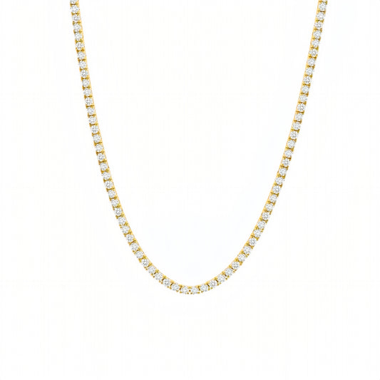 Este Tennis Necklace — Gold