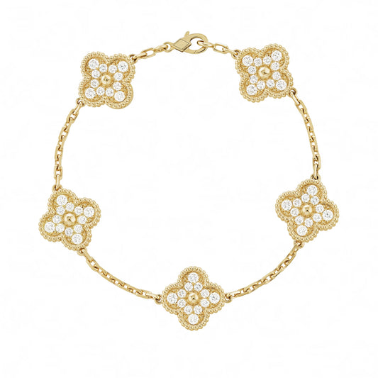 Camilla Diamond Bracelet — Gold