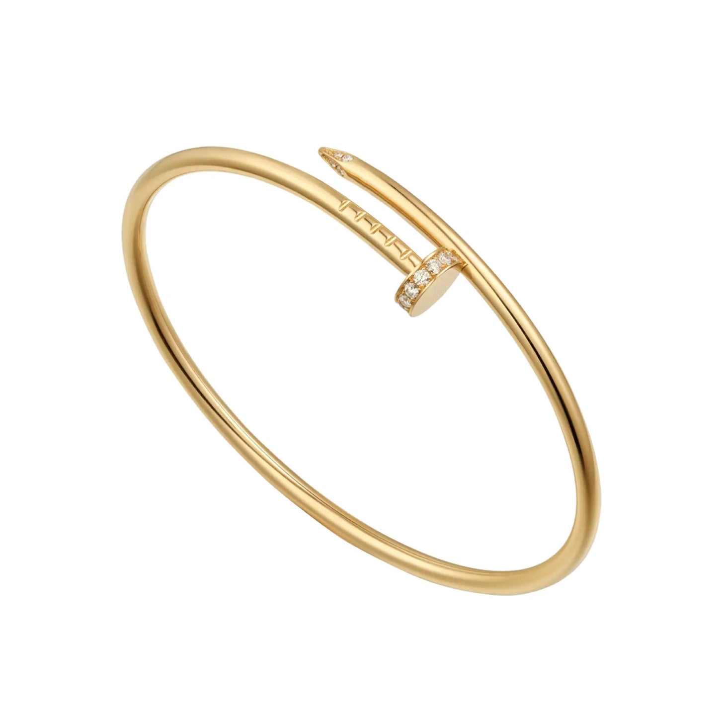 Mini Arielle Bracelet — Gold + Diamond