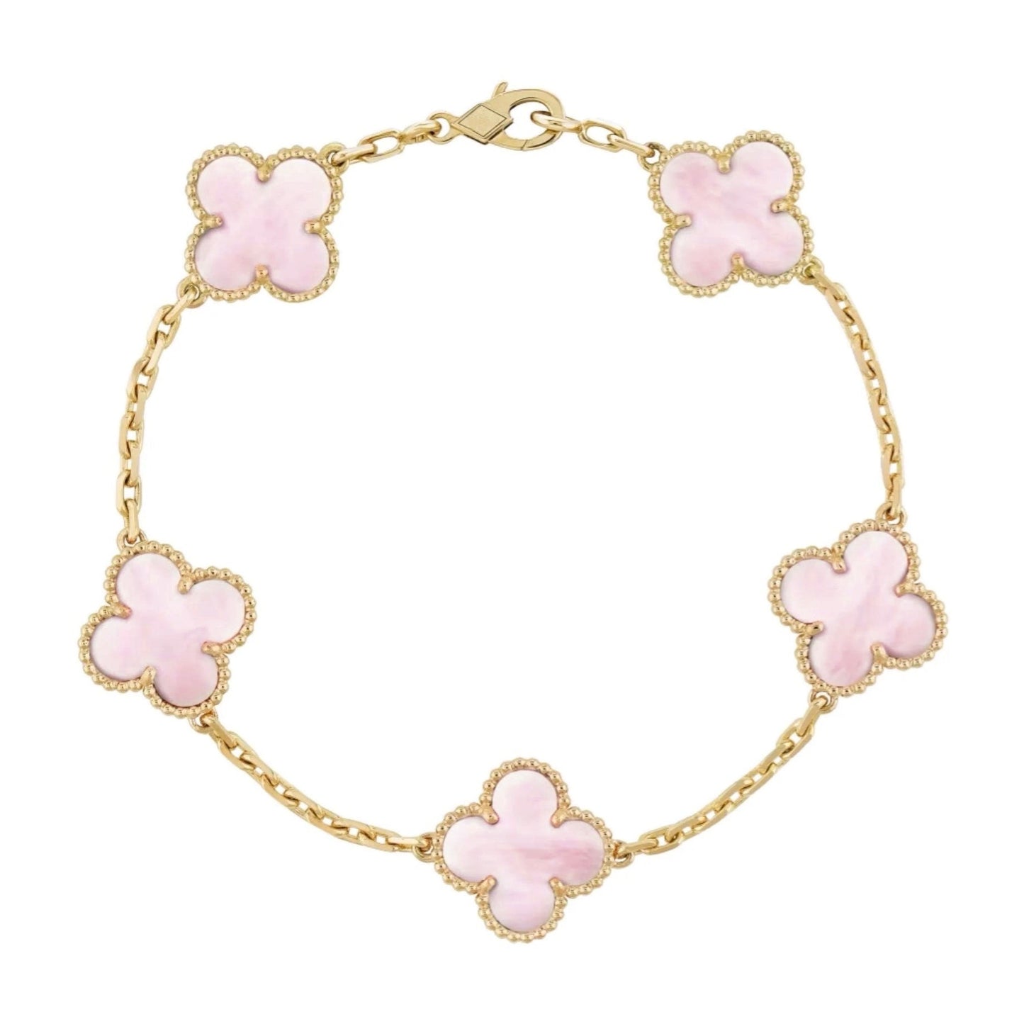 Camilla Bracelet — Gold + Pink