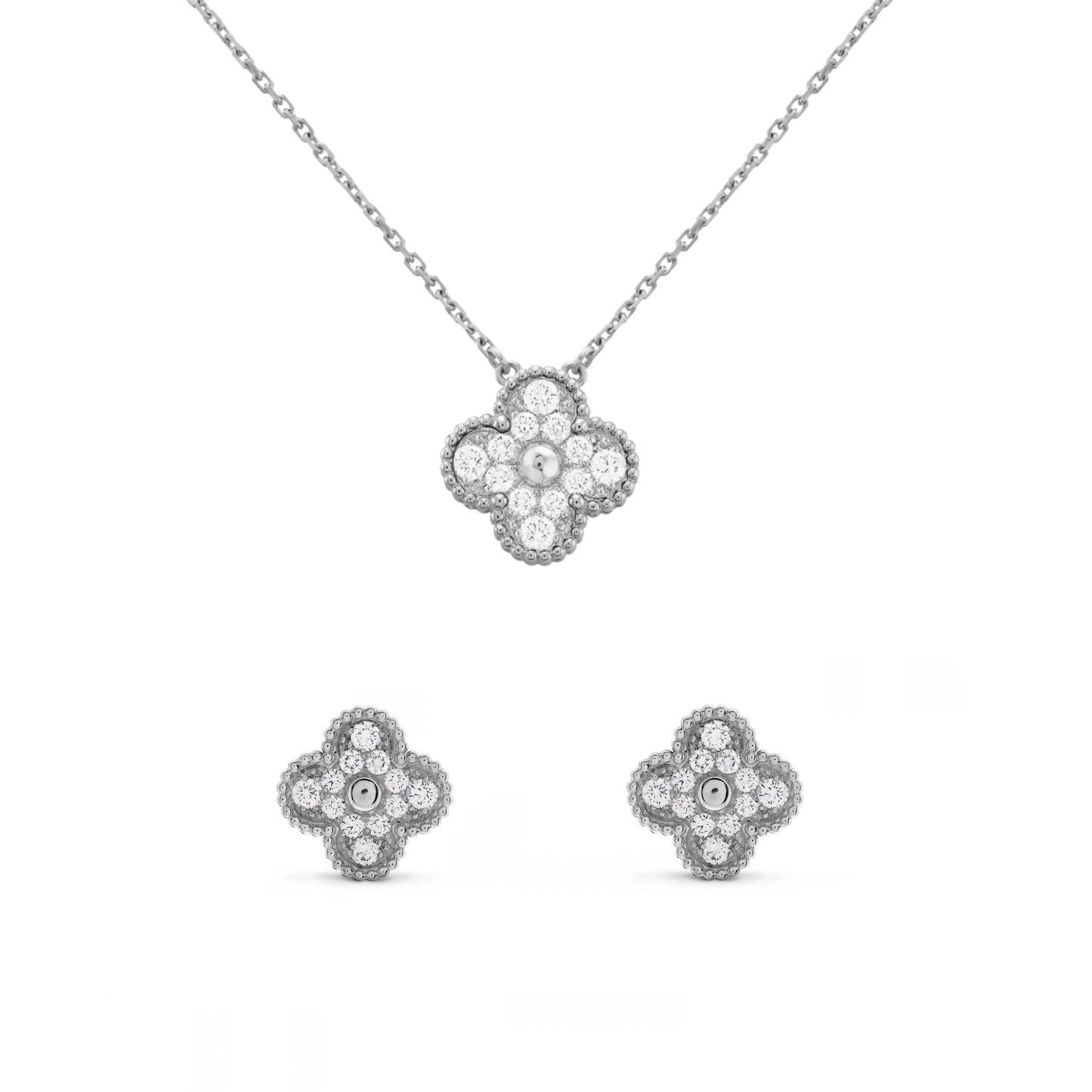 Camilla Diamond Set — Silver