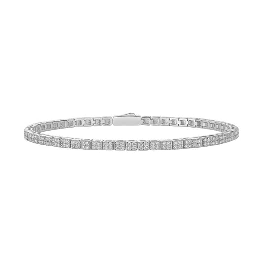 Cartia Tennis Bracelet — Silver