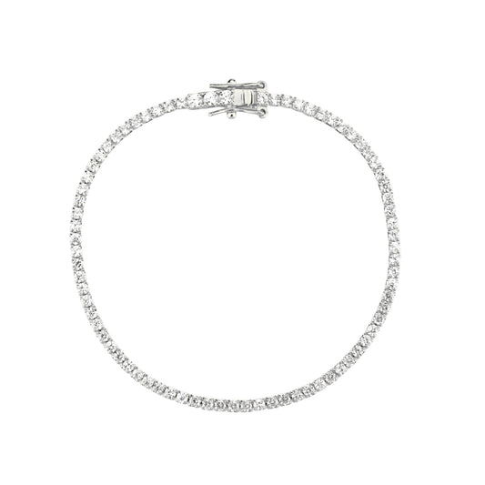 Gwen Tennis Bracelet — Silver