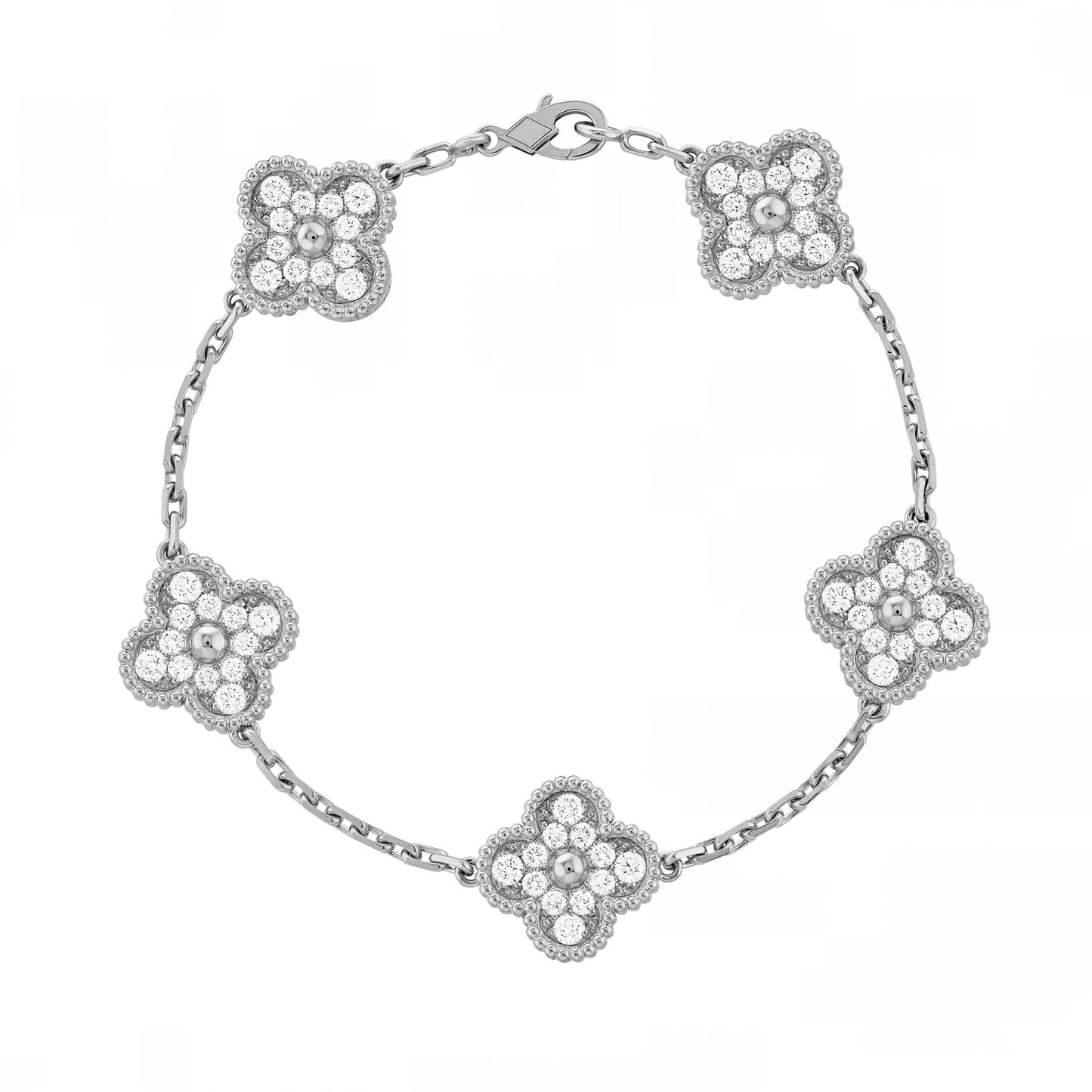 Camilla Diamond Bracelet — Silver