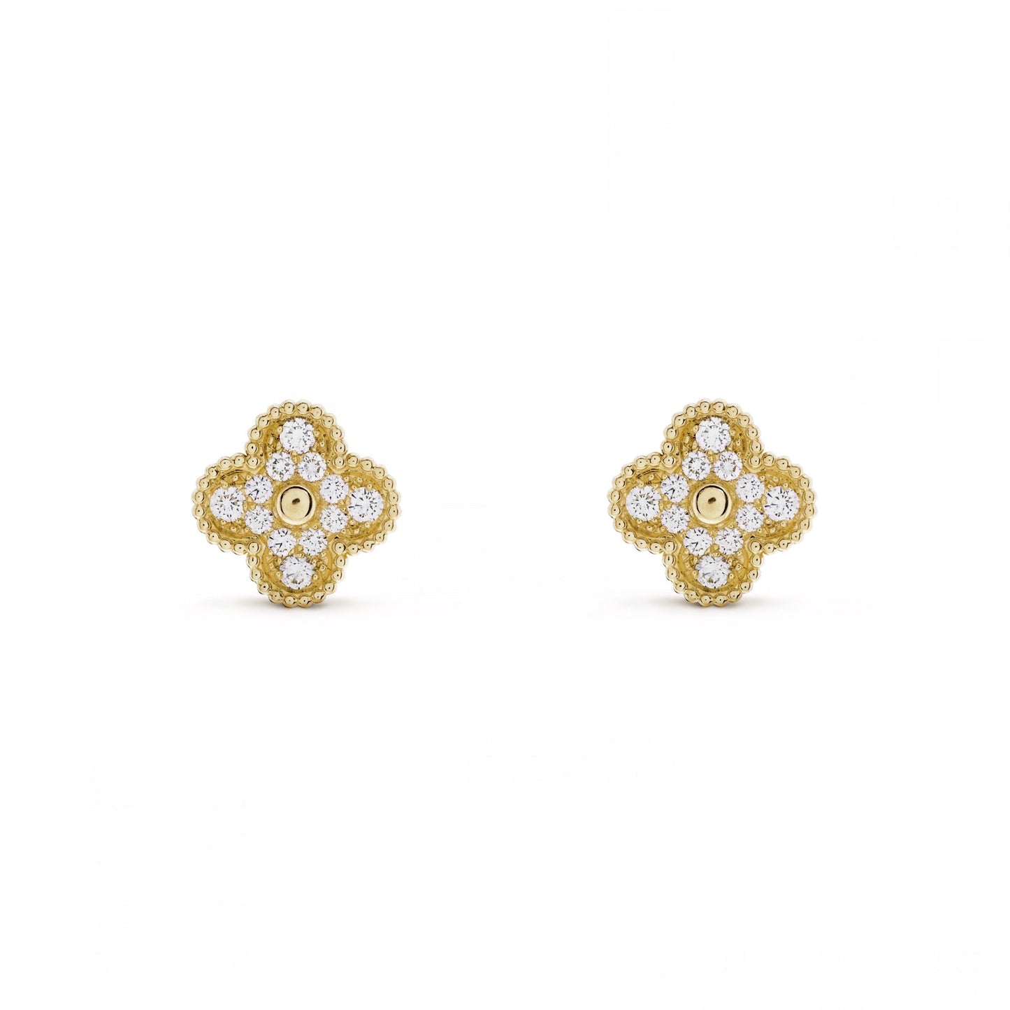 Camilla Diamond Studs — Gold