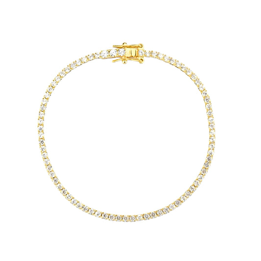 Gwen Tennis Bracelet — Gold